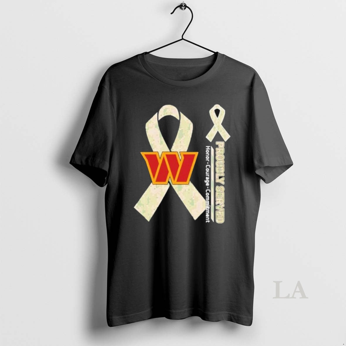Original Washington Commanders Proudly Served Honor Courage Commitment Breast Cancer Awareness