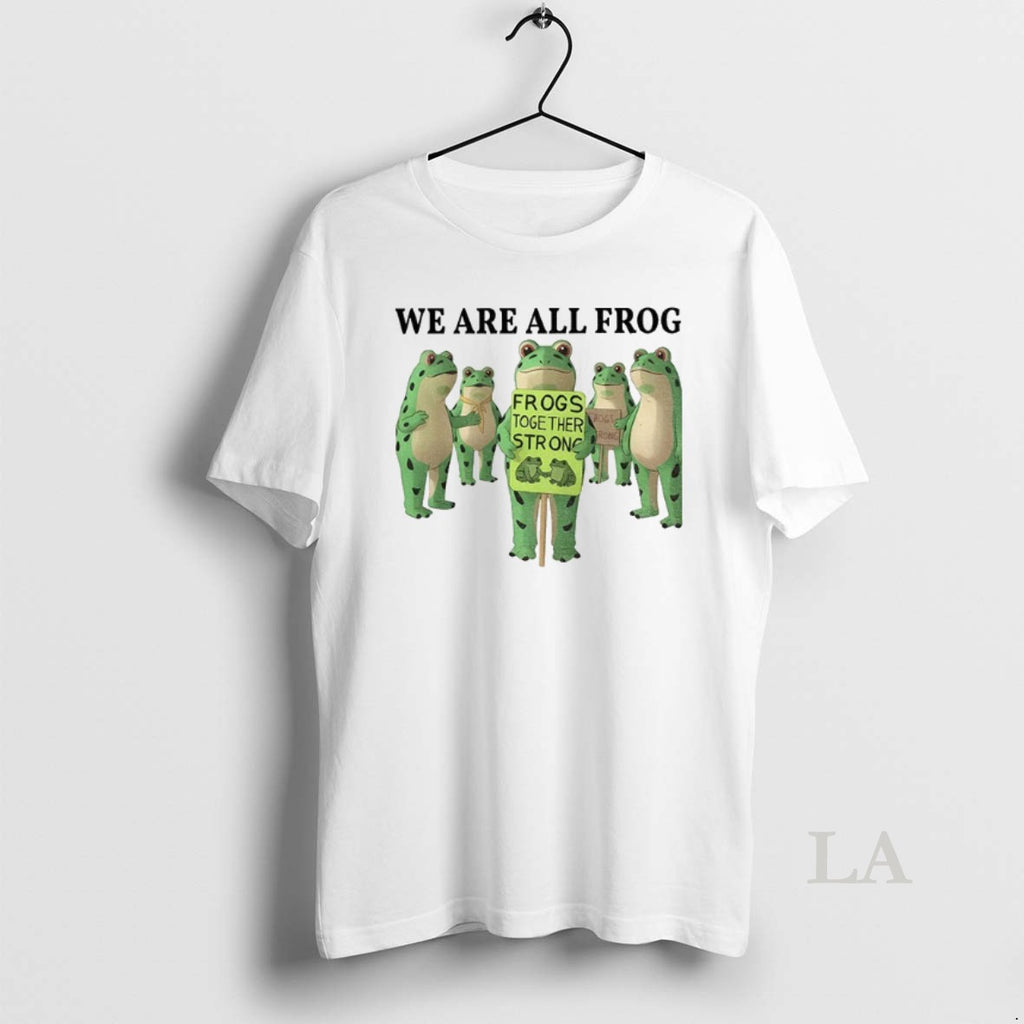 Original We Are All Frog Abolish Ice Anti Fascism Peaceful Protest
