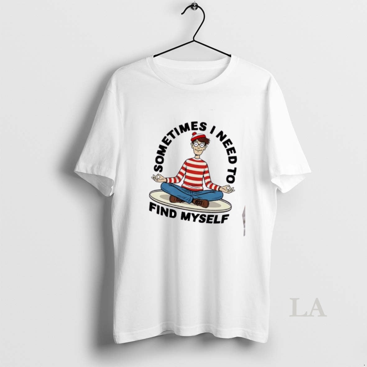 Original Wheres Wally Sometimes I Need To Find Myself Caricature