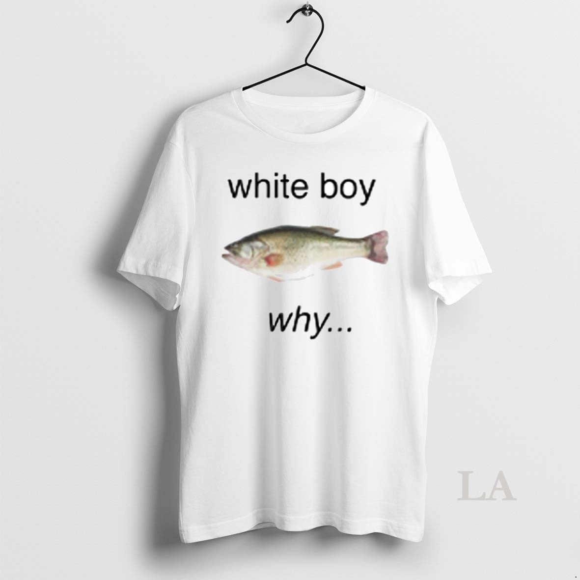 Original White Boy Why Fish Circle