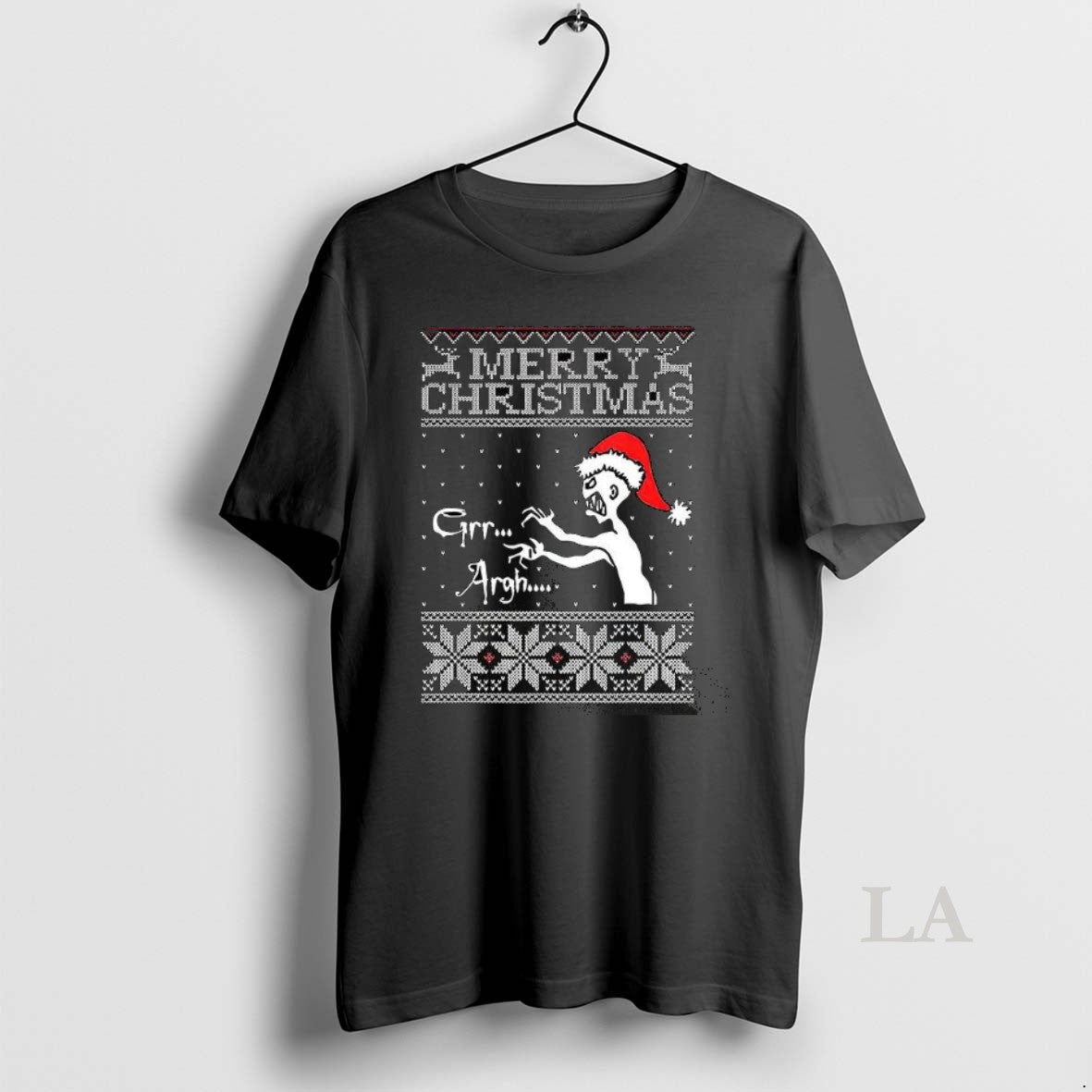 Original Zombie Santa Grr Argh Merry Christmas Ugly Xmas
