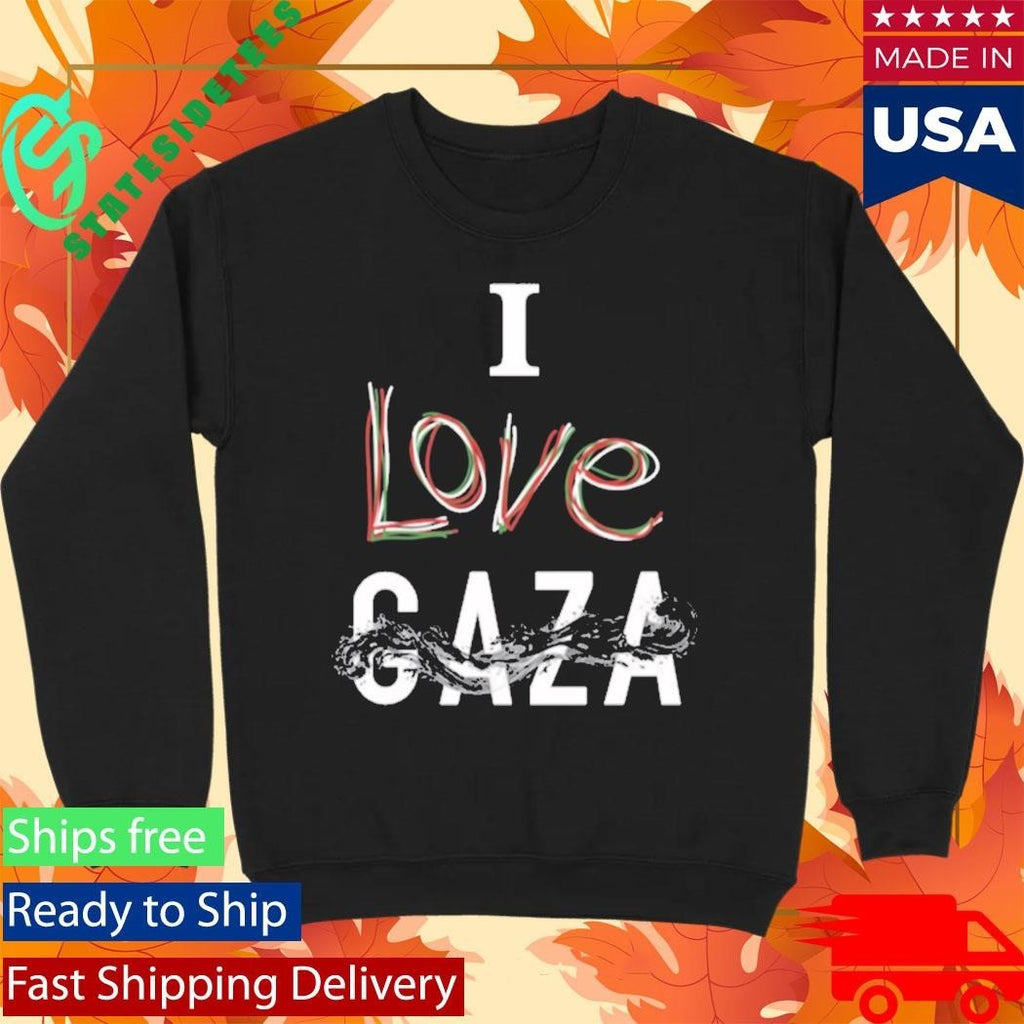Palestinian Hustle I Love Gaza Shirt Unisex , , , Long Sleeve Tee