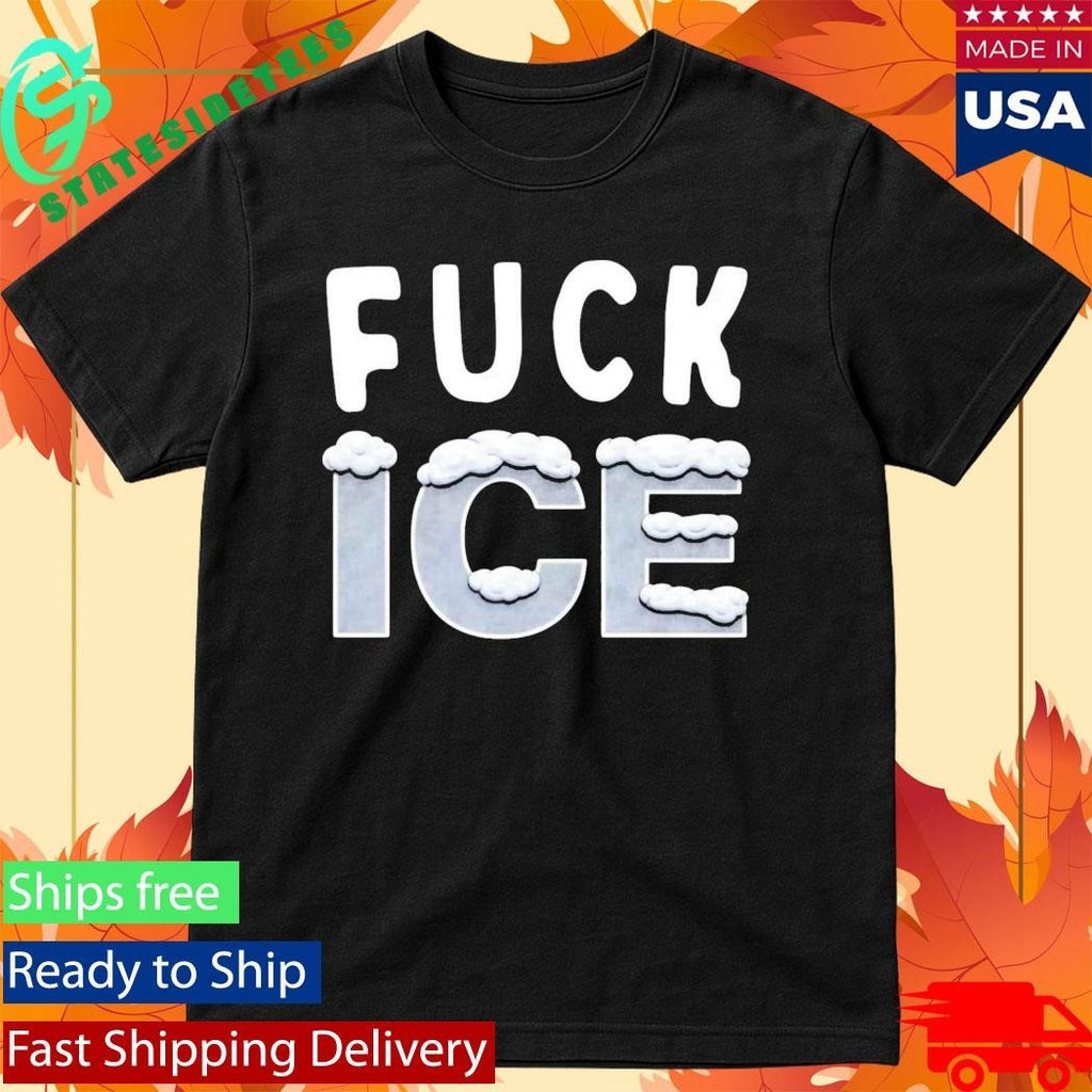 Phoebe Lunny Wears Fuck ICE Shirt Unisex , , , Long Sleeve Tee
