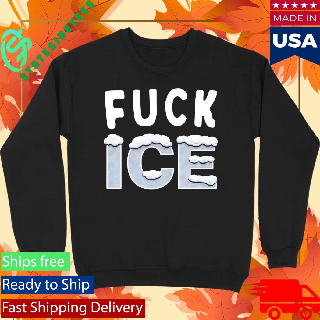 Phoebe Lunny Wears Fuck ICE Shirt Unisex , , , Long Sleeve Tee