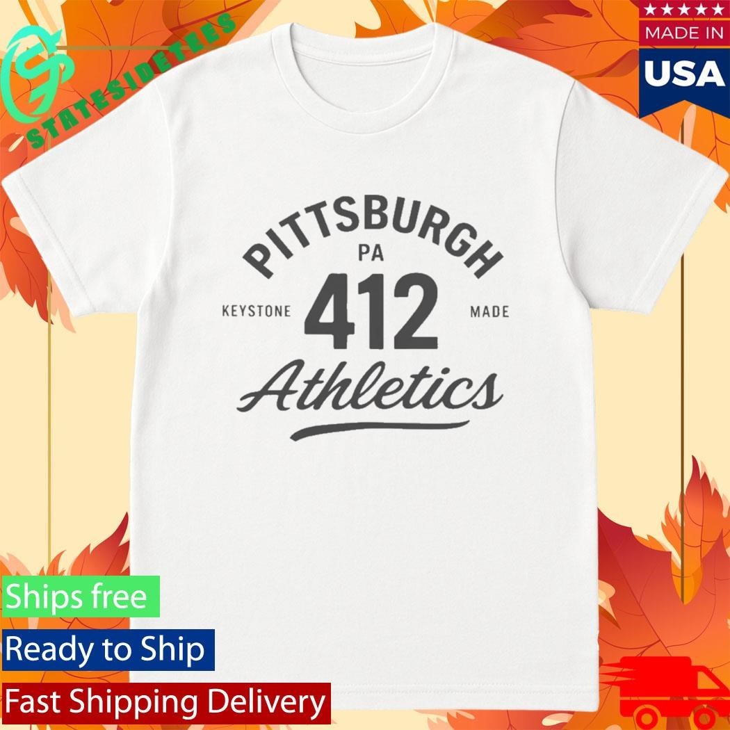 Pittsburgh Athletics Keystone 412 Shirt Unisex , , , Long Sleeve Tee