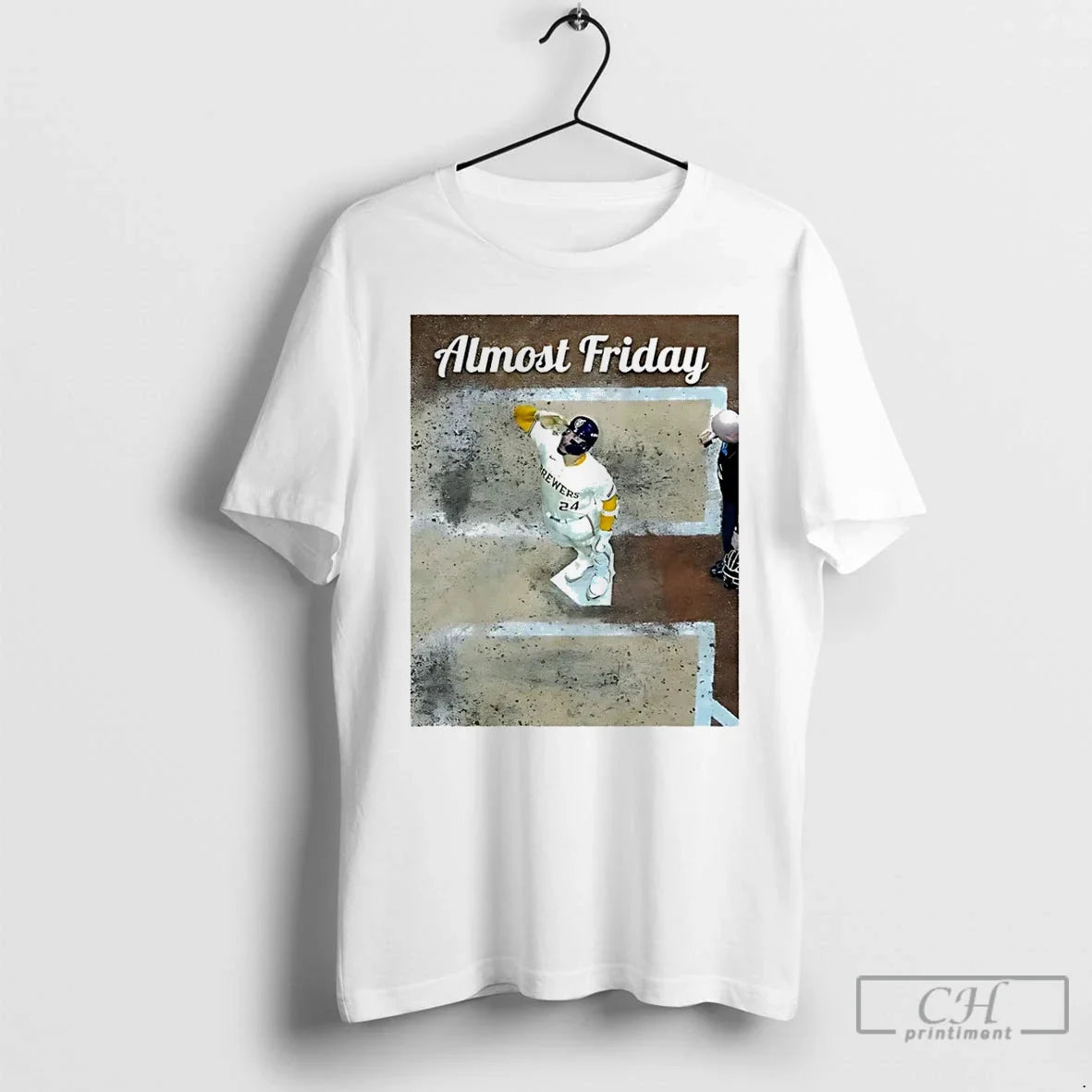 Premium Almost Friday Milwaukee Brewers William Contreras T Shirts Unisex , , , Long Sleeve Tee