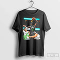 Premium Anthony Edwards Throwing Ball Signature Photo T Shirts Unisex , , , Long Sleeve Tee