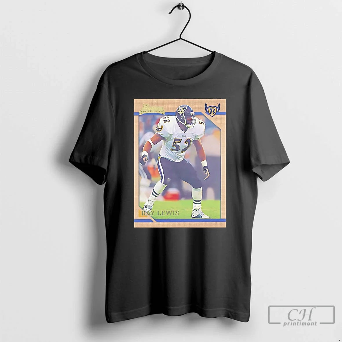 Premium Baltimore Ravens Ray Lewis Trading Card T Shirts Unisex , , , Long Sleeve Tee