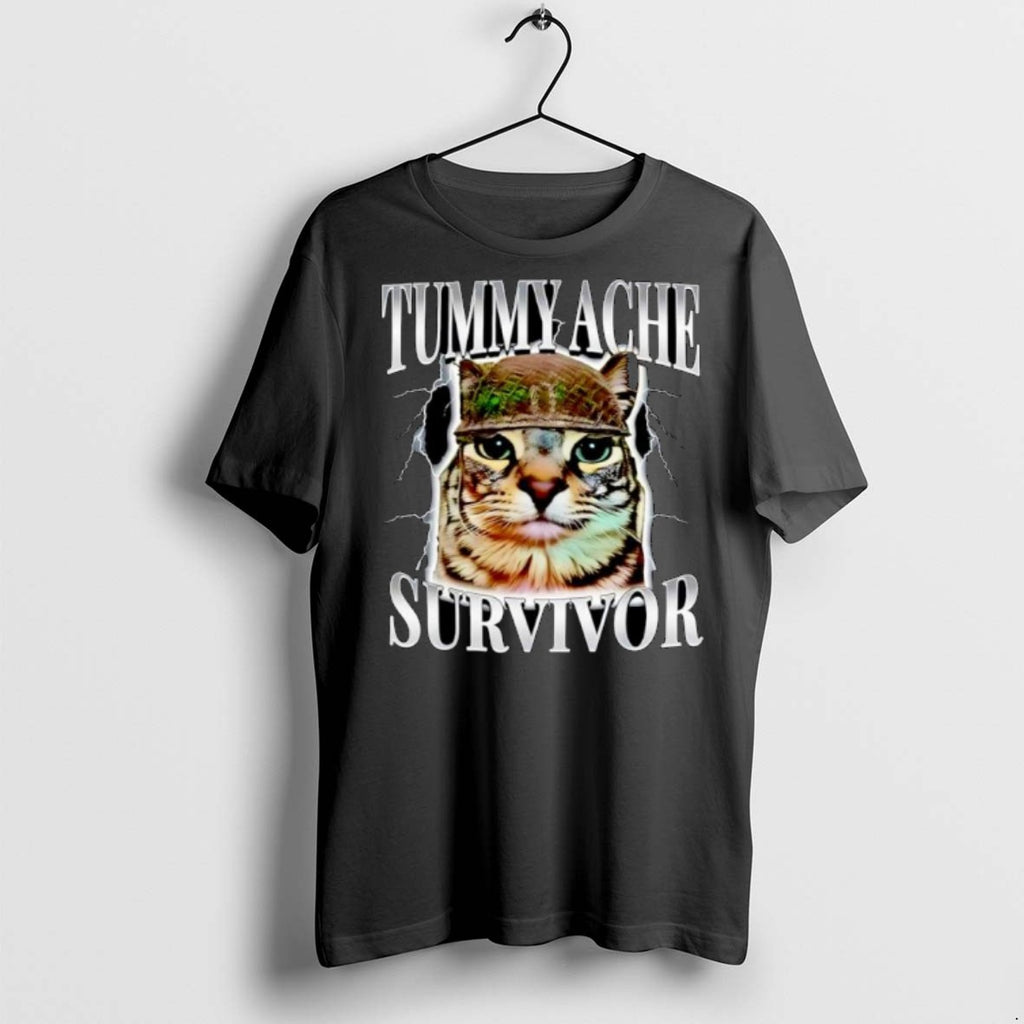 Premium Cat Tummy Achie Survivor Ornaments T Shirts
