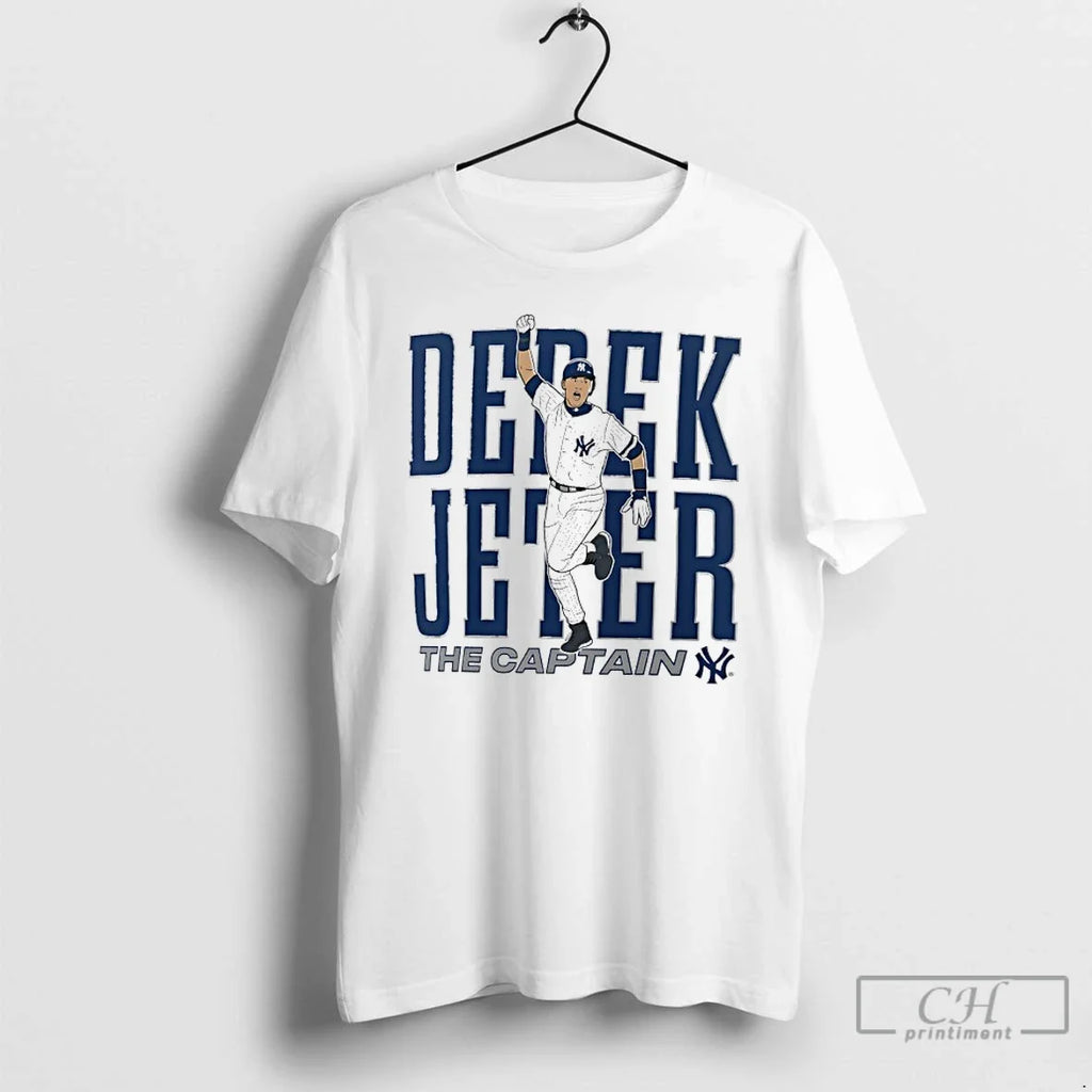 Premium Derek Jeter The Captain New York Yankees Cooperstown Player T Shirts Unisex , , , Long Sleeve Tee
