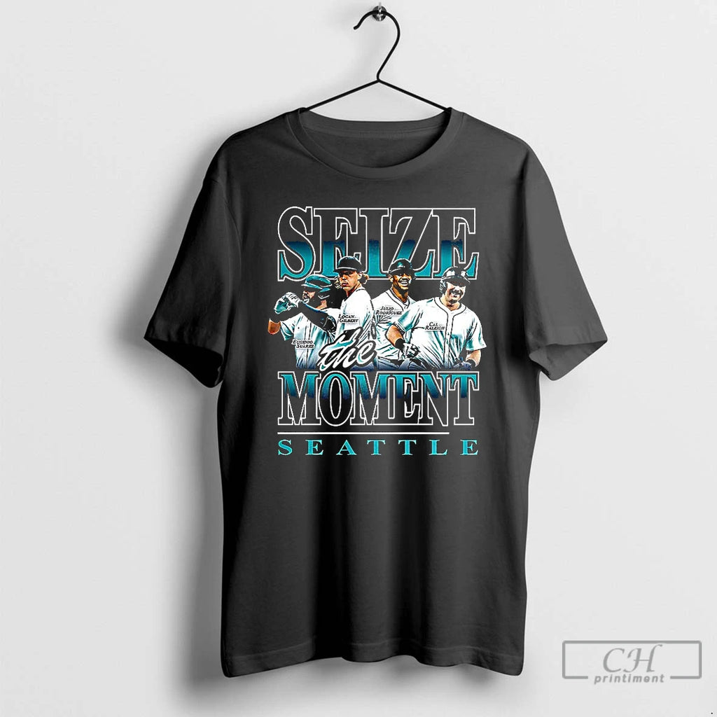 Premium Eugenio Suarez Logan Gilbert Julio Rodriguez Cal Raleigh Seattle Mariners Seize The Moment