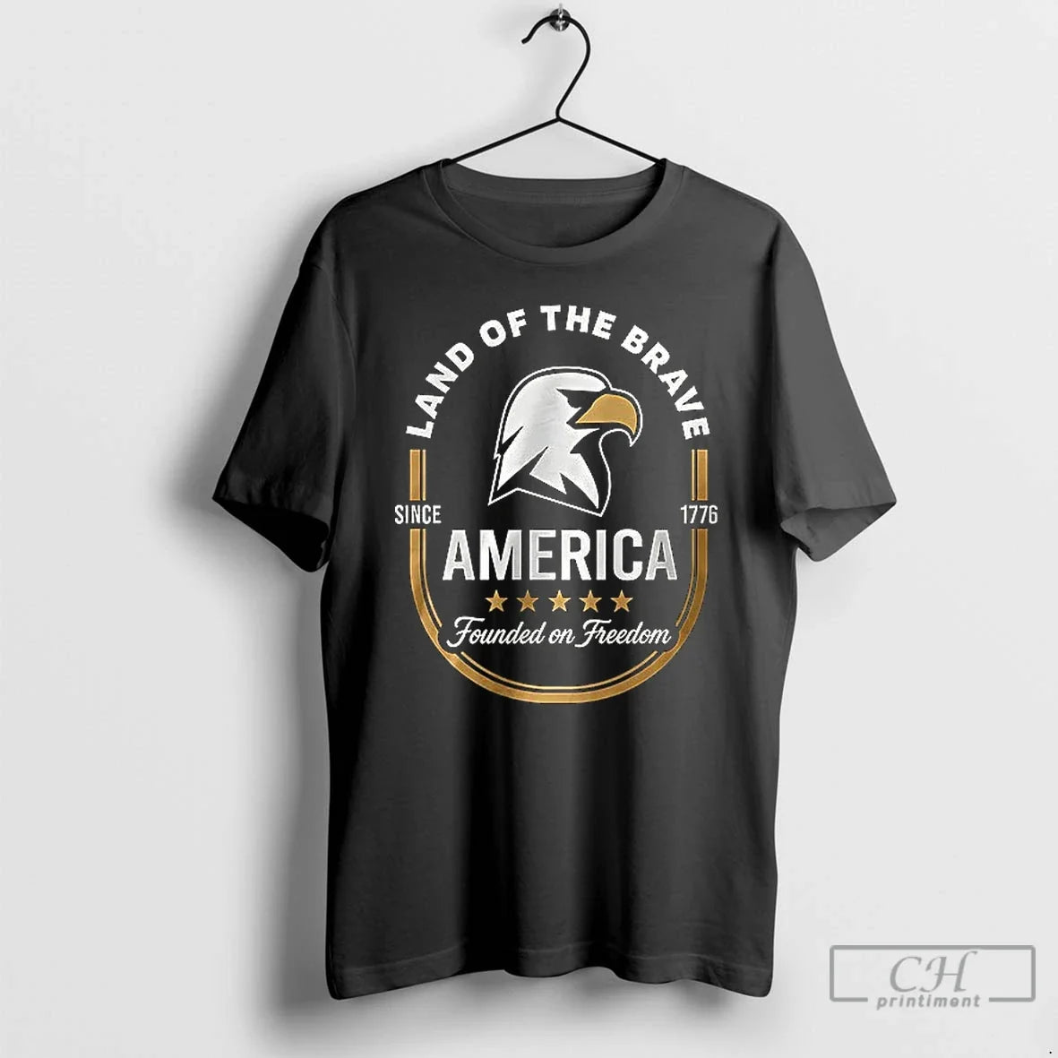 Premium Land Of The Brave America Founded On Freedom Since 1776 Ceramic Ceramic And Classic