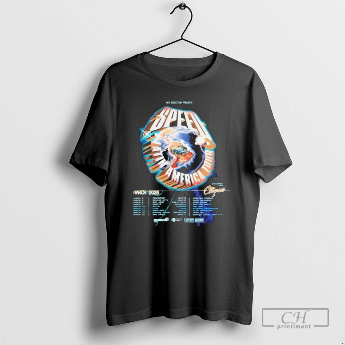 Premium Speed Latin America Tour 2026 City Dates Shirt Sweater