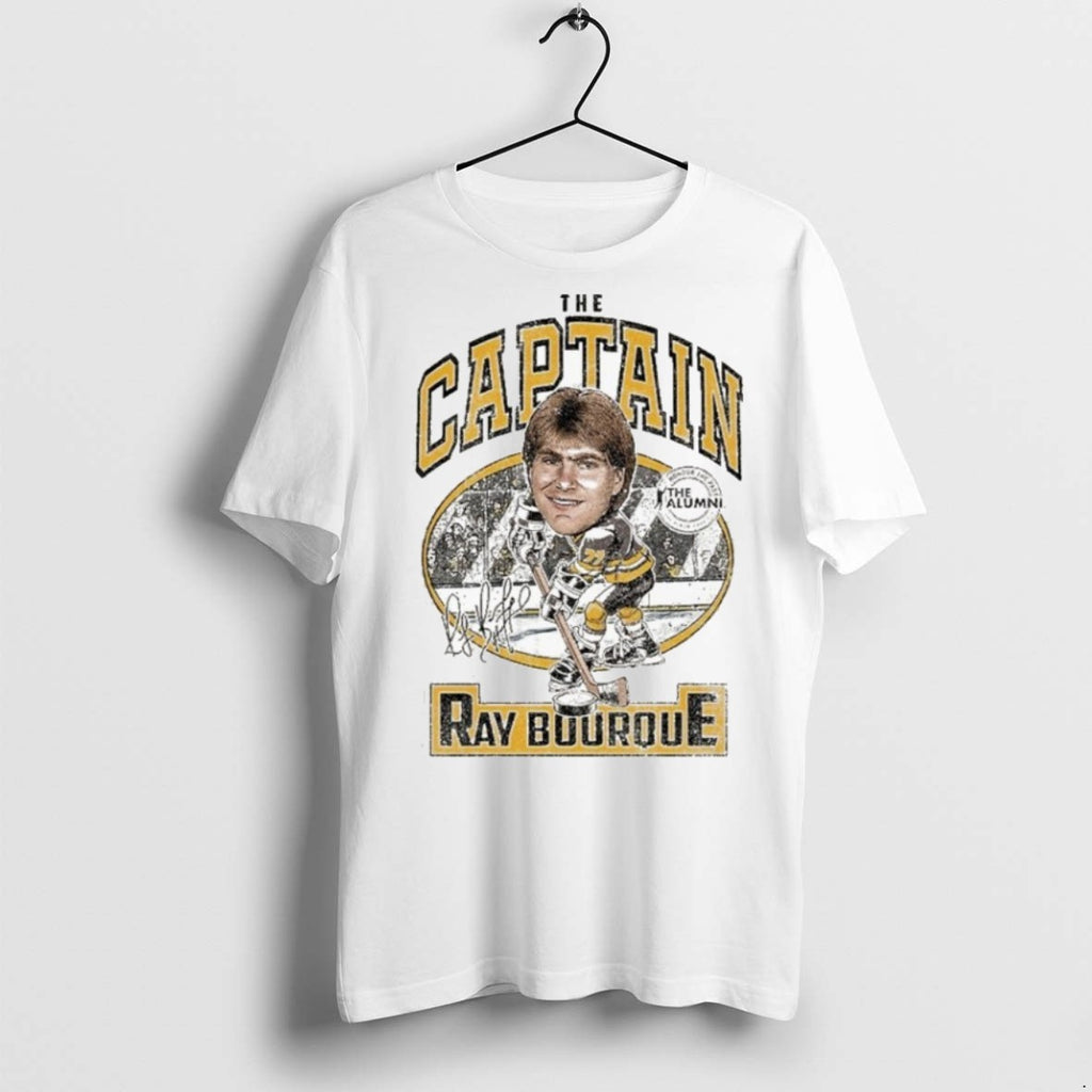 Premium Spittin Chiclets X Nhl Alumni Association Ray Bourque The Captain T Shirts