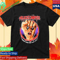 Raise Your Fist Vignette Alice Cooper Shirt Unisex , , , Long Sleeve Tee