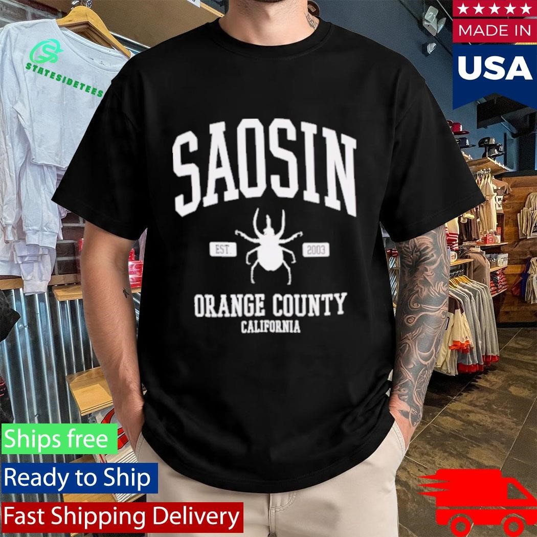 Saosin Beetle Orange County California Unisex , , , Long Sleeve Tee