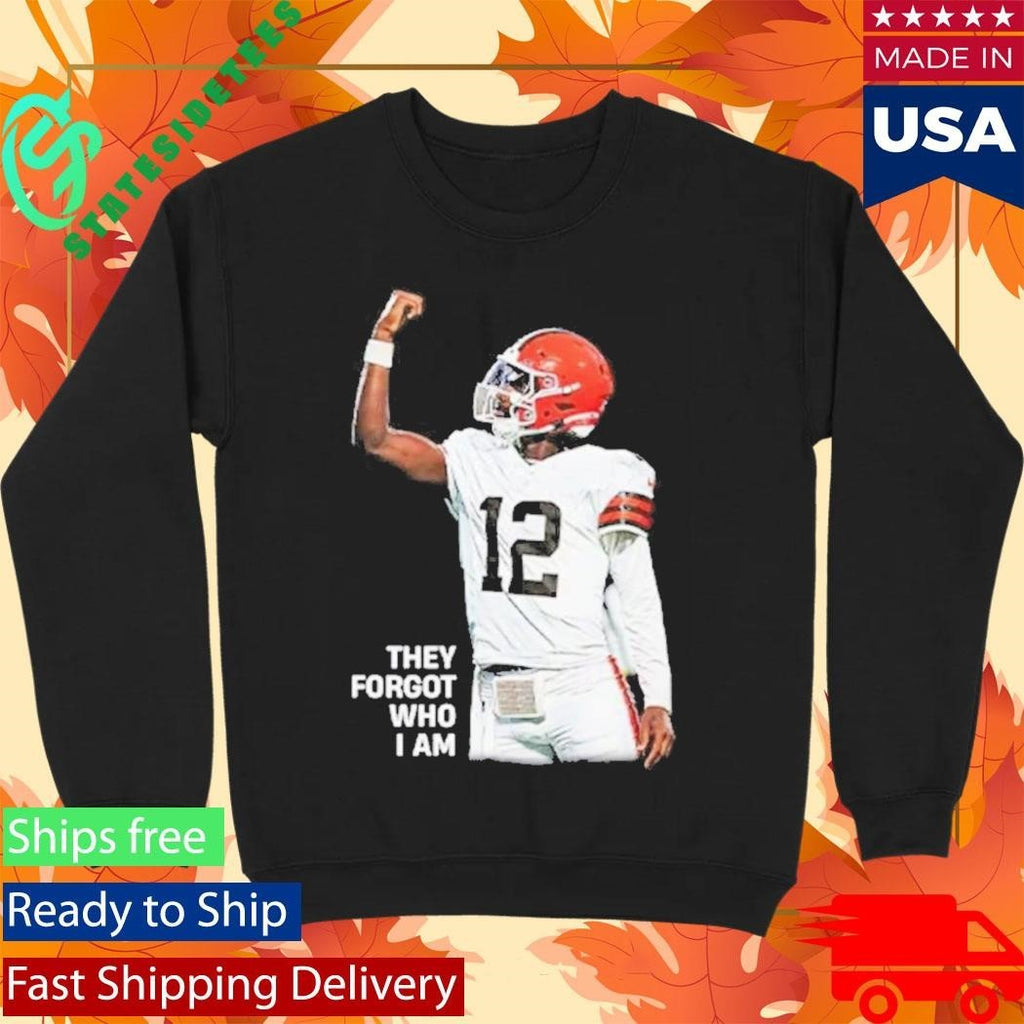 Shedeur Sanders They Forgot Who I Am Shirt Unisex , , , Long Sleeve Tee