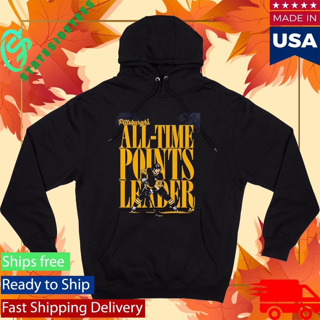 Sidney Crosby Pittsburgh All-time Points Leader Shirt Unisex , , , Long Sleeve Tee