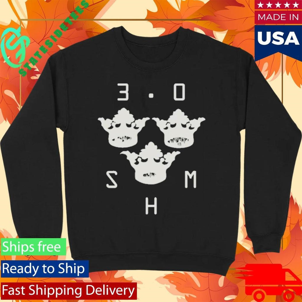 Swedish House Mafia 3.0 Crowns Shirt Unisex , , , Long Sleeve Tee