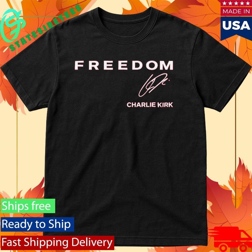 Target Employee Wearing Charlie Kirk Red Freedom Shirt Unisex , , , Long Sleeve Tee