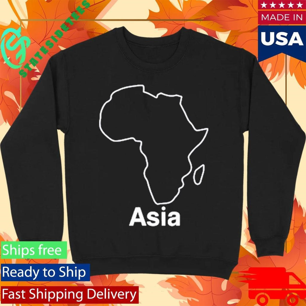 Terrible Maps Africa Asia Shirt Unisex , , , Long Sleeve Tee