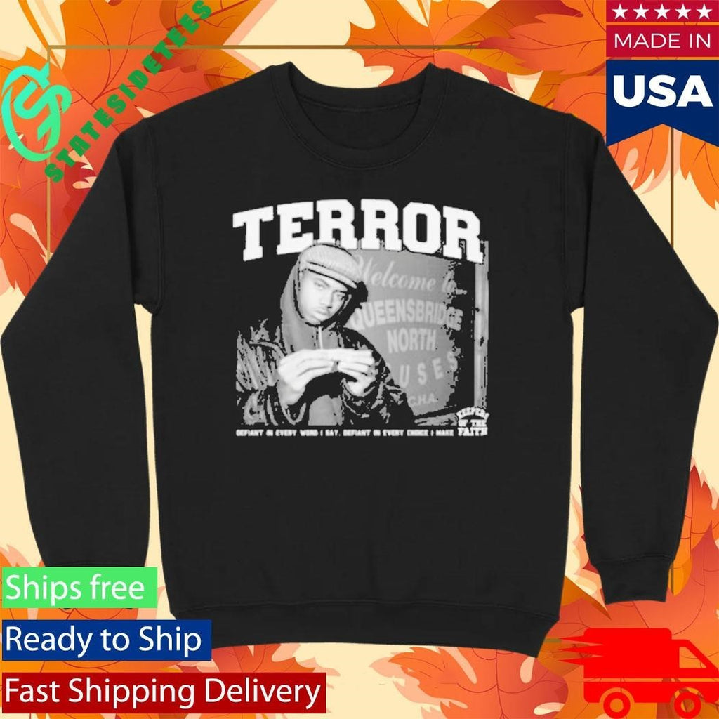 Terror Defiant Shirt Unisex , , , Long Sleeve Tee