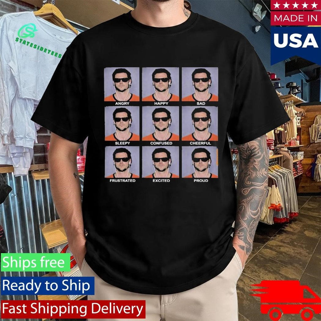 The Emotions Of Jarrett Stidham Shirt Unisex , , , Long Sleeve Tee