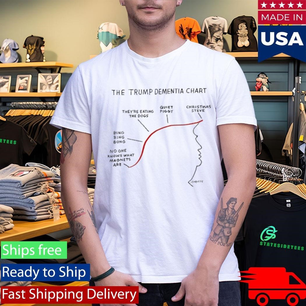 The Trump Dementia Chart Shirt Unisex , , , Long Sleeve Tee
