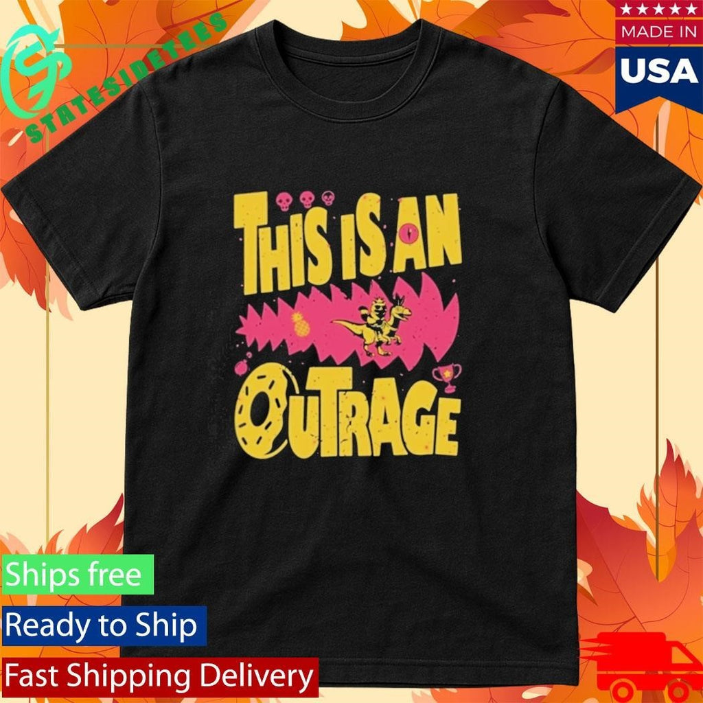This Is An Outrage Shirt Dungeon Crawler Carl Fan Shirt Unisex , , , Long Sleeve Tee