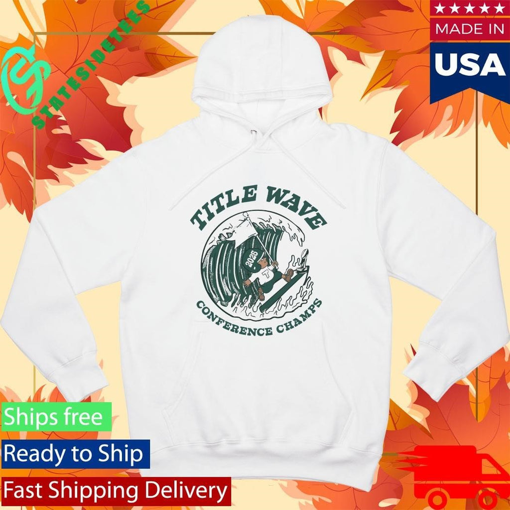 Title Wave Conference Champs 2025 Tulane Green Wave Shirt Unisex , , , Long Sleeve Tee