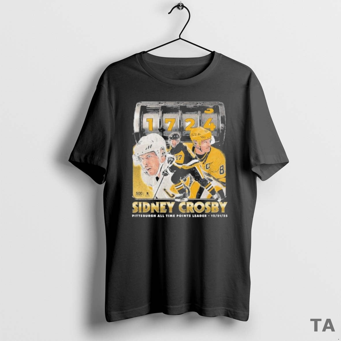 Top 1724 Sidney Crosby Pittsburgh All Time Points Leader T Shirt Sweater
