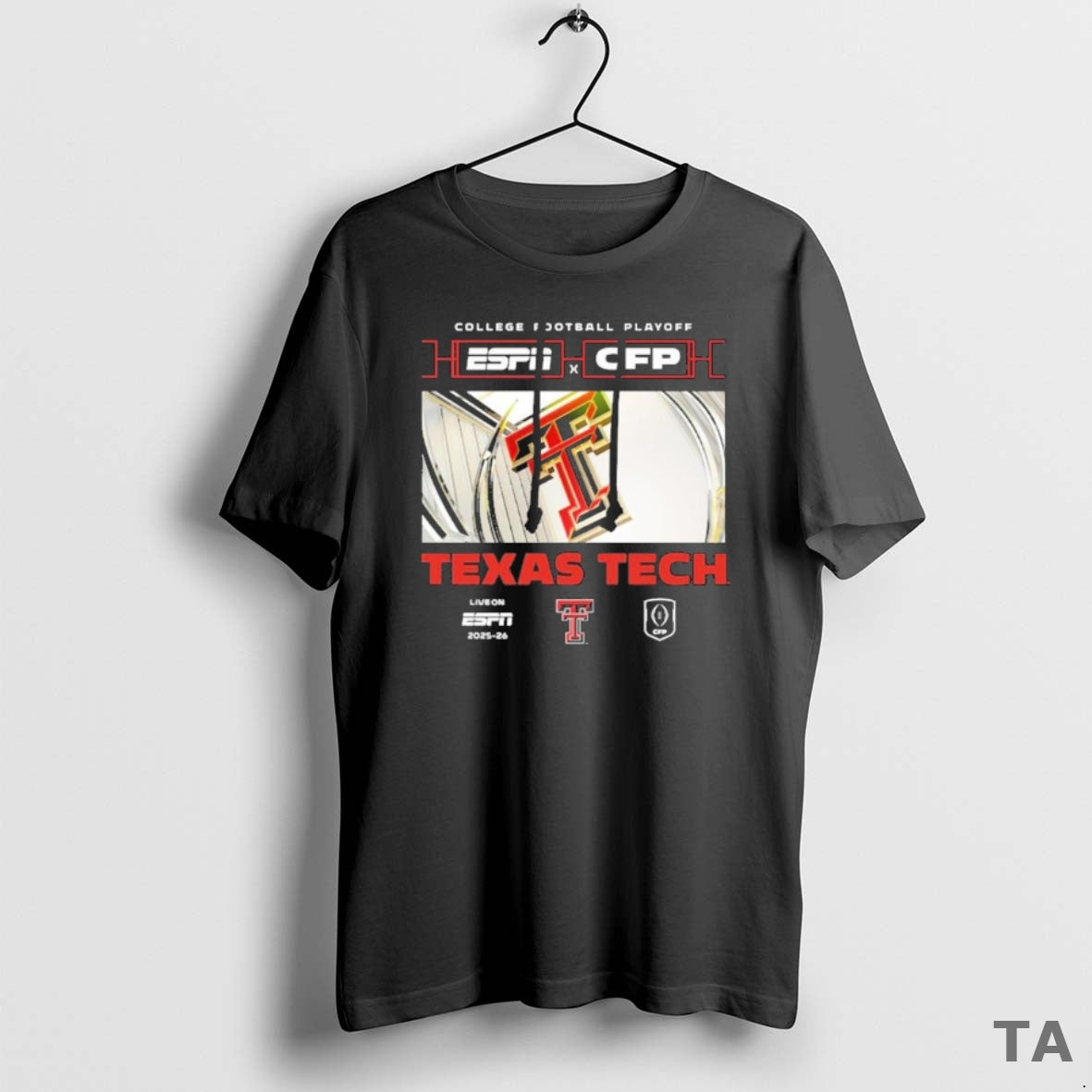 Top 2025 26 Cfp Texas Tech Red Raiders Window T Shirt Sweater