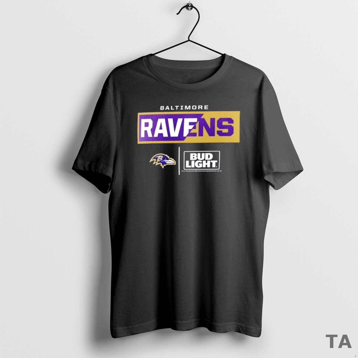 Top Baltimore Ravens National Football League X Bud Light Logo T Shirt Sweater