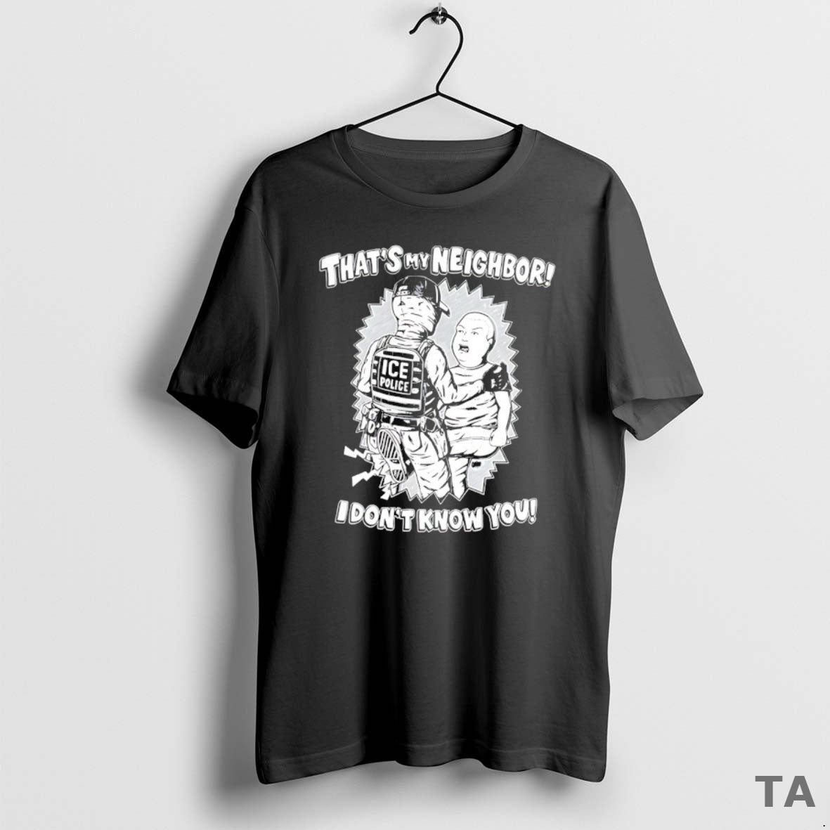 Top Bobby Hill Thats My Neighbor I Dont Know You T Shirt Sweater