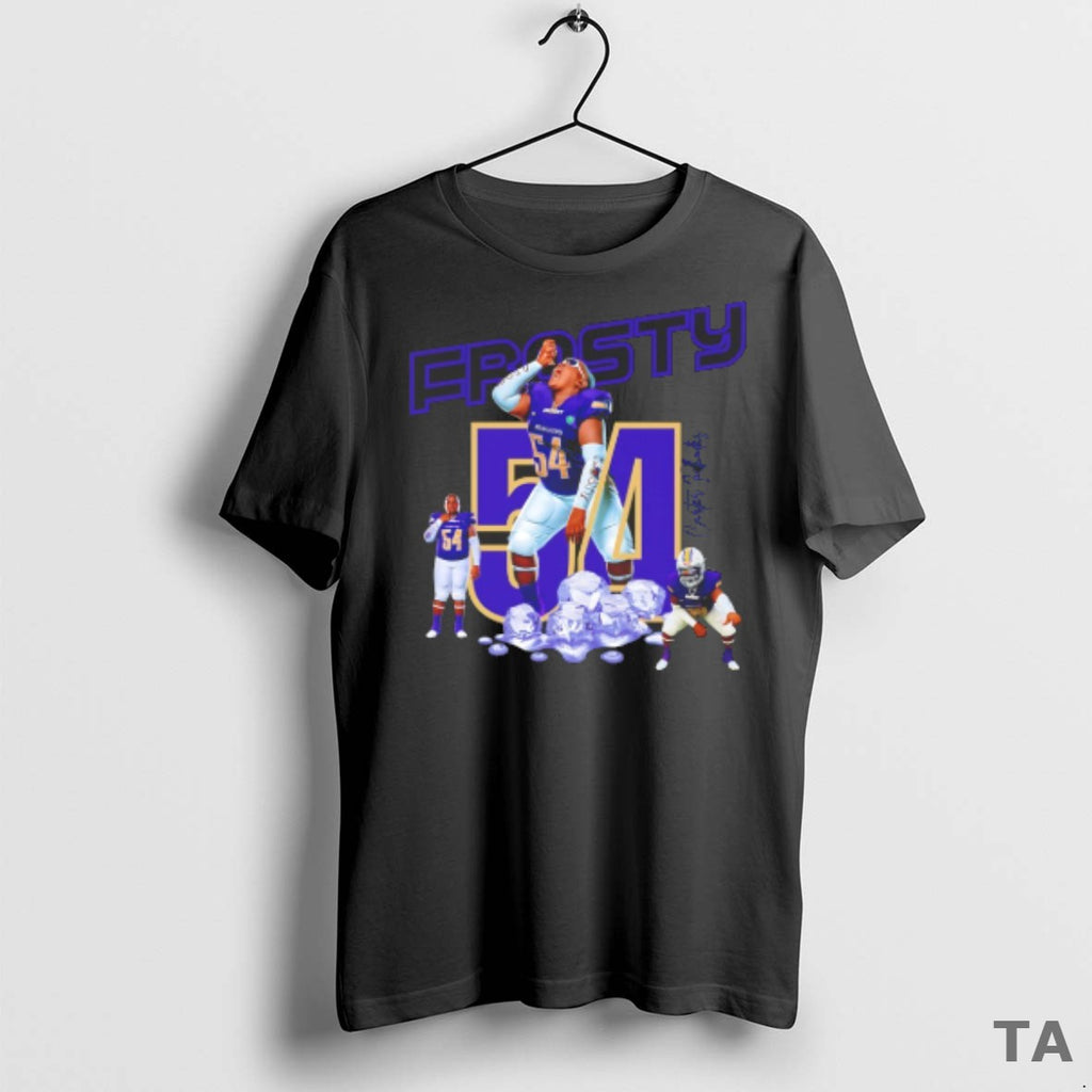 Top Carter Rhodes Frosty 54 Nixa Falcons Football T Shirt Sweater