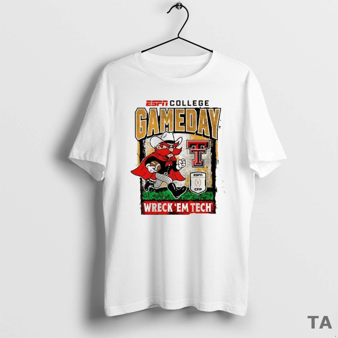 Top College Gameday 2025 2026 Cfp Texas Tech Red Raiders T Shirt Sweater