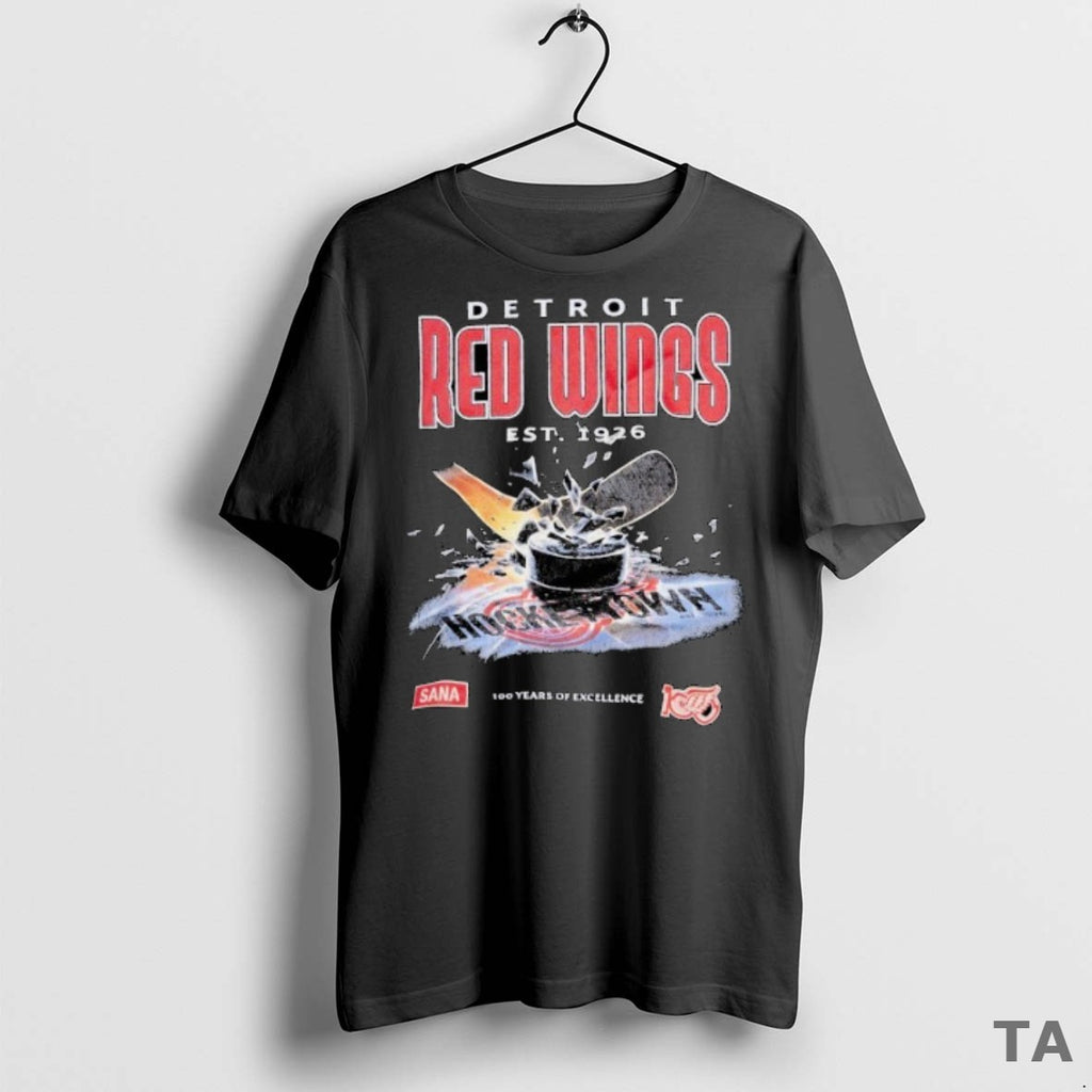 Top Detroit Red Wings X Sana 100 Years Of Excellence Est 1926 Hockeytown