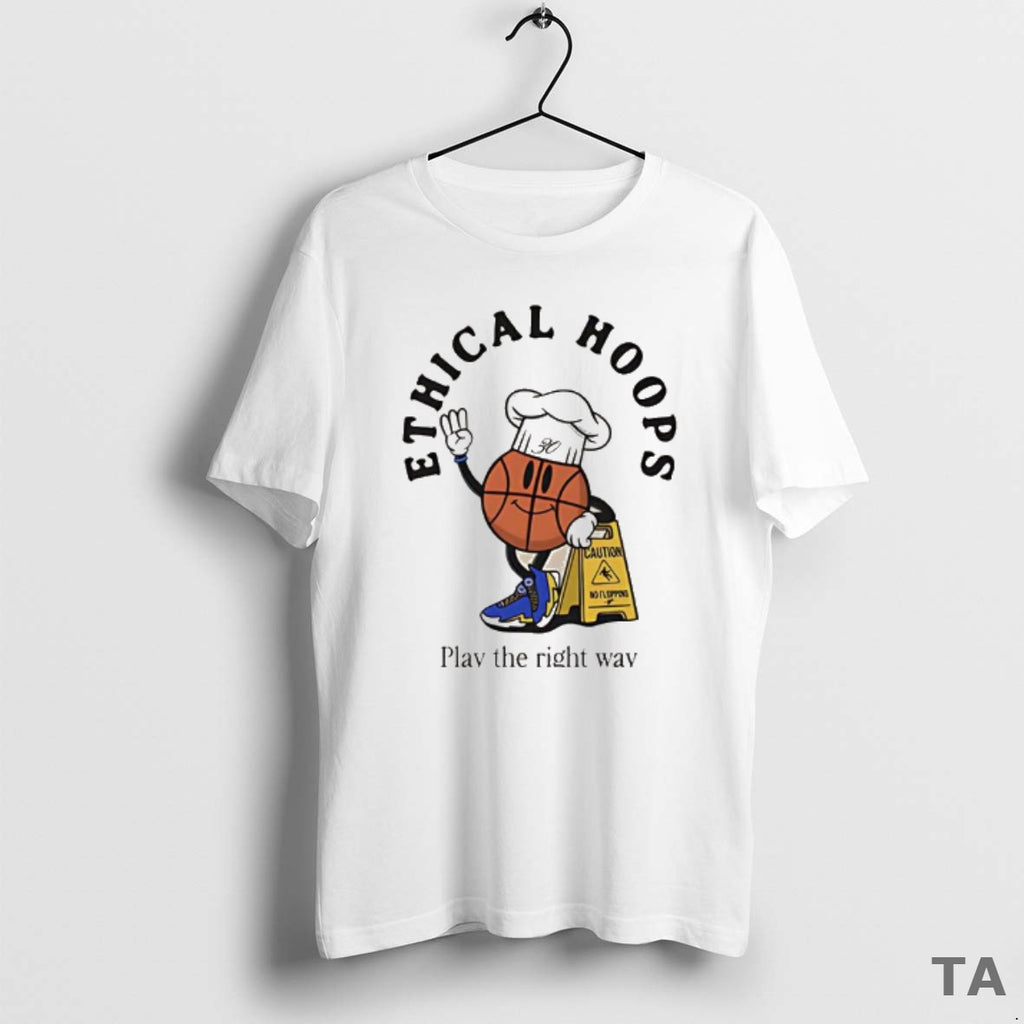 Top Ethical Hoops Play The Right Way Slogan Ball T Shirt Sweater
