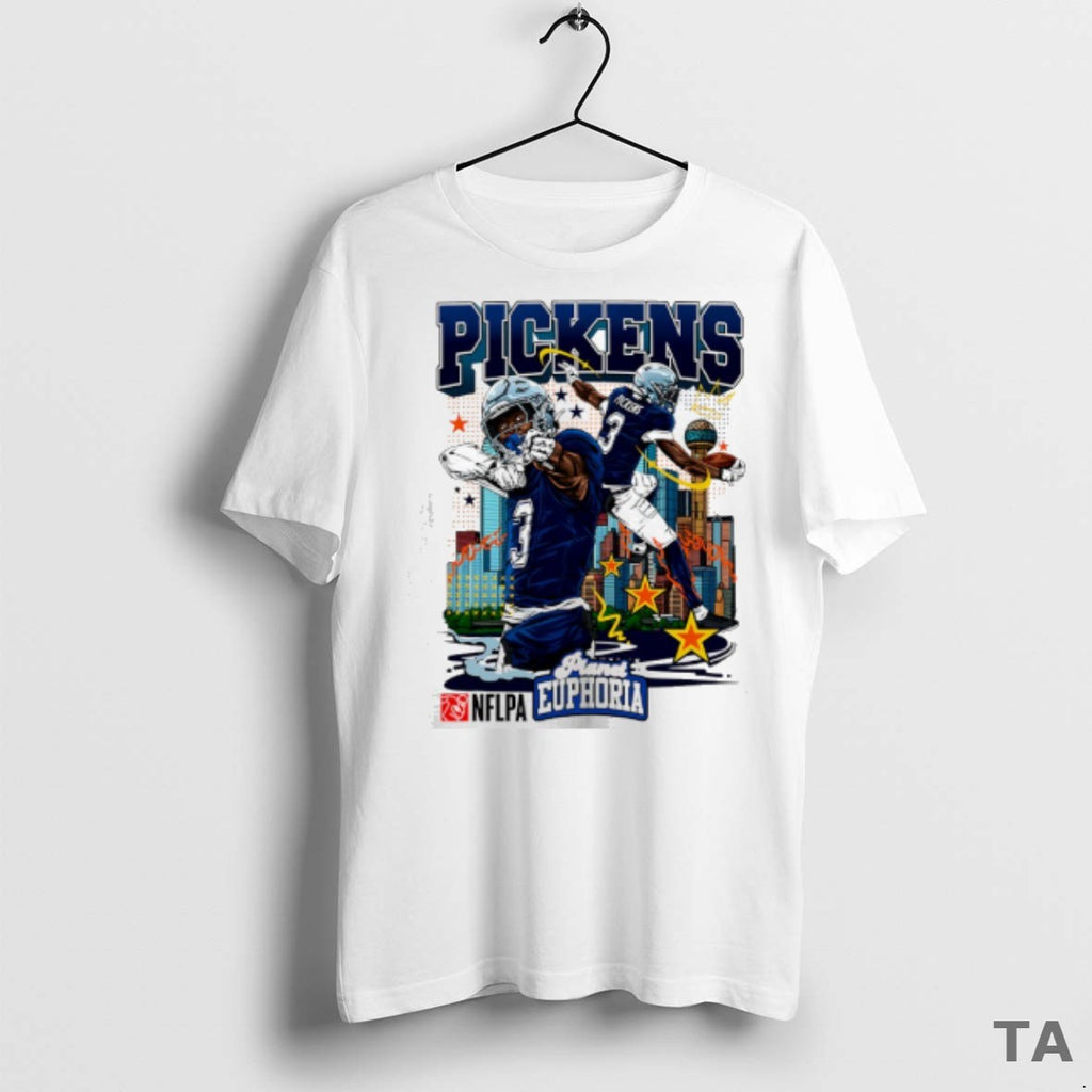 Top George Pickens 3 Dallas Cowboys Wide Receiver Comic T Shirt Sweater