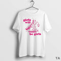 Top Girls Will Be Girls Circle T Shirt Sweater