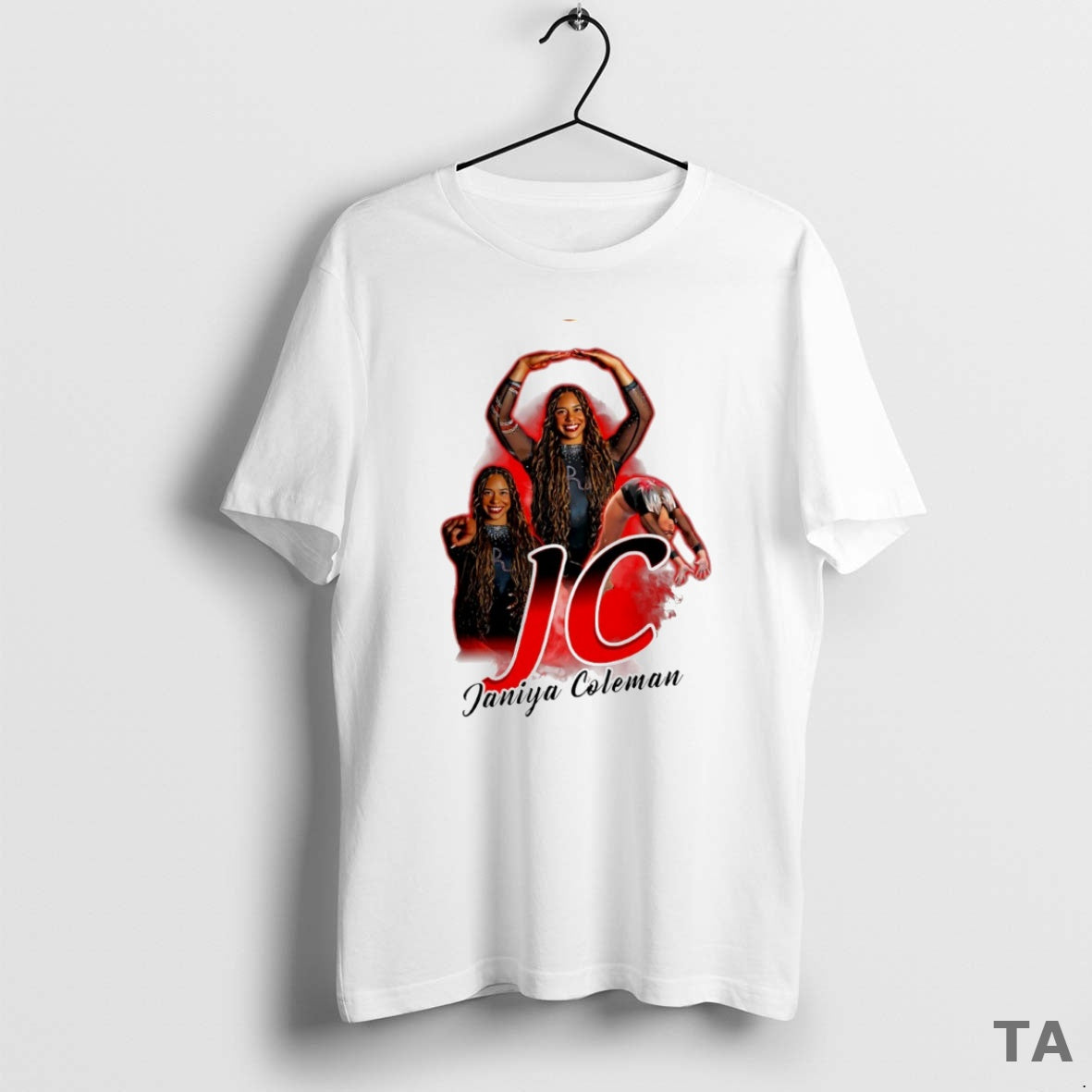 Top Janiya Coleman Graphic Circle T Shirt Sweater