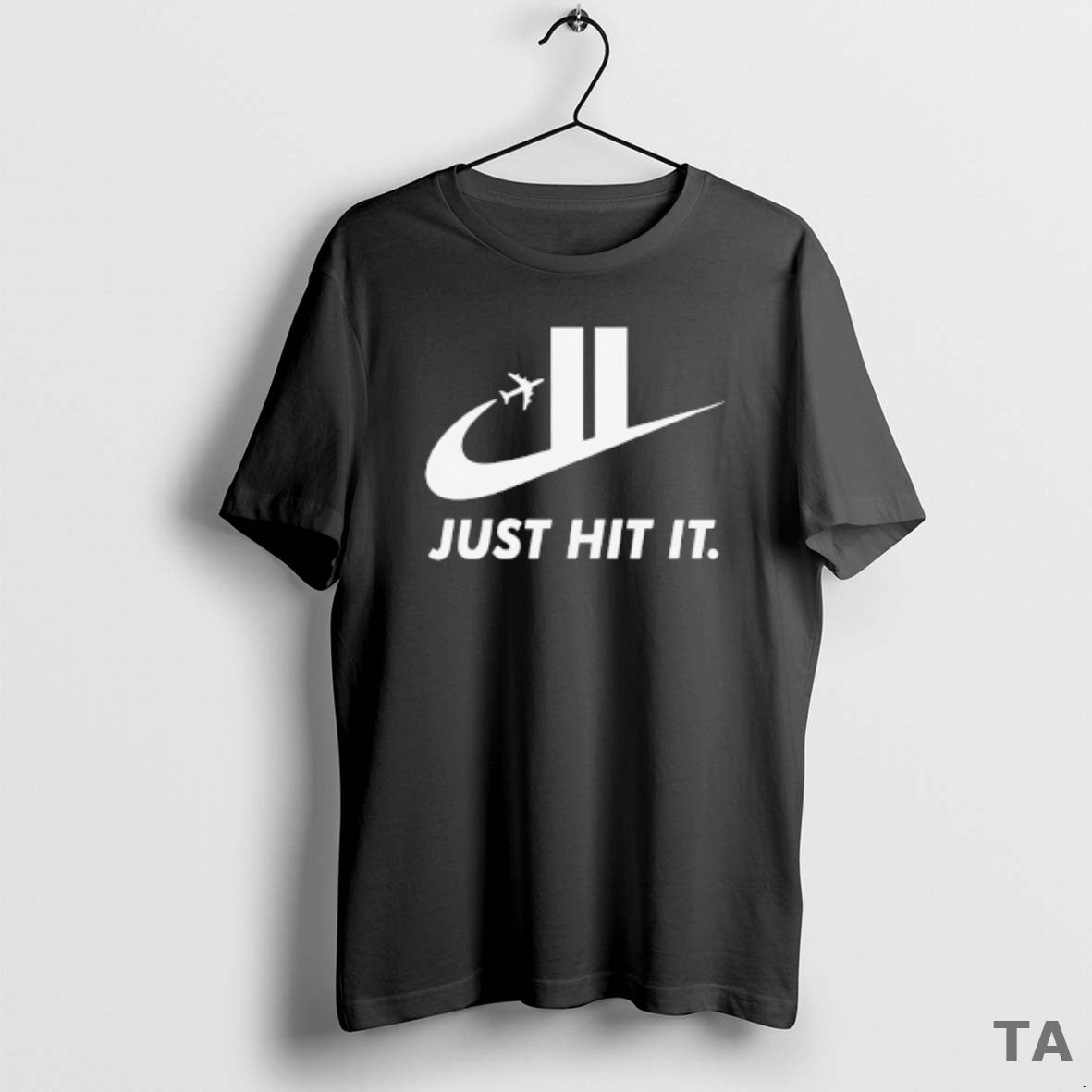 Top Just Hit It 9 11 Logo Parody T Shirt Sweater