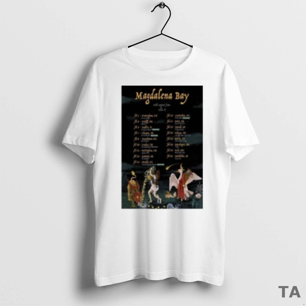 Top Magdalena Bay Euro Feb 2026 Event T Shirt Sweater