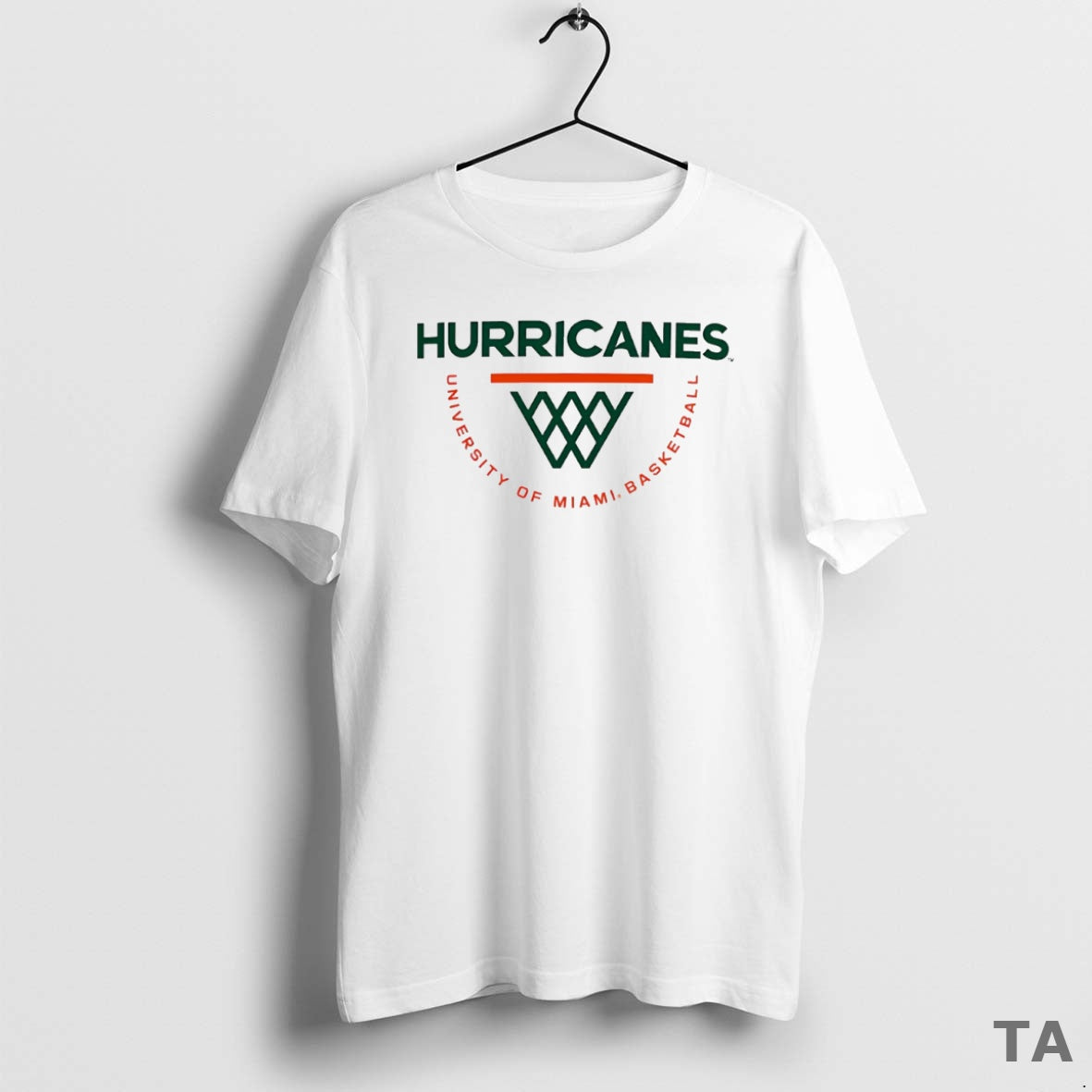 Top Miami Hurricanes Basketball Logo Circle T Shirt Sweater