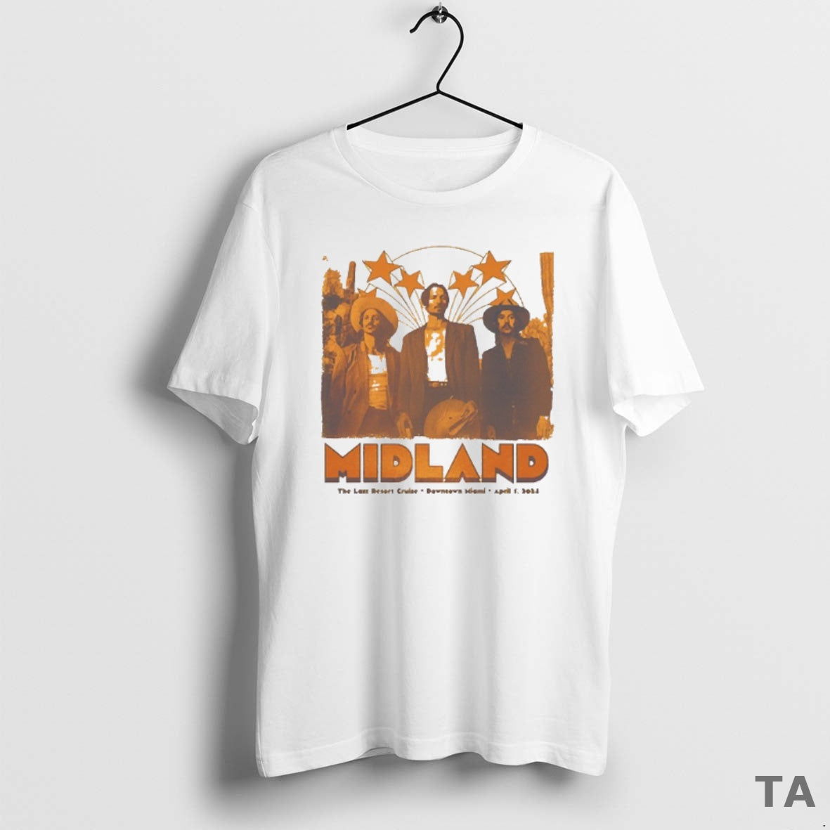 Top Midland The Last Resort Cruise Downtown Miami April 1 2024 Stars T Shirt Sweater