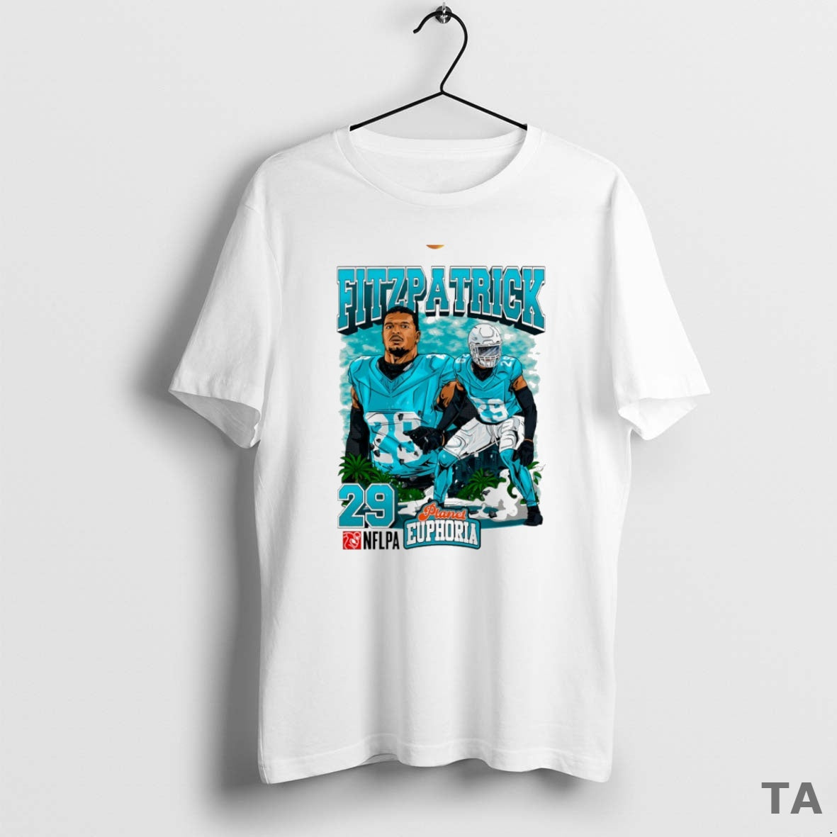Top Minkah Fitzpatrick 29 Miami Dolphins Football Comic Circle T Shirt Sweater