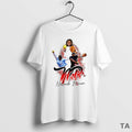 Top Nevaeh Brown Graphic Circle T Shirt Sweater