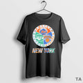 Top New York Mets New York Jets New York Knicks Mashup Logo T Shirt Sweater