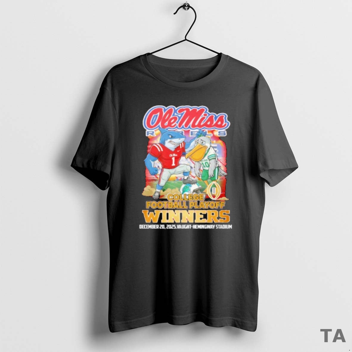 Top Ole Miss Rebels 2025 College Playoff Ncaa Winner Beat Tulane T Shirt Sweater