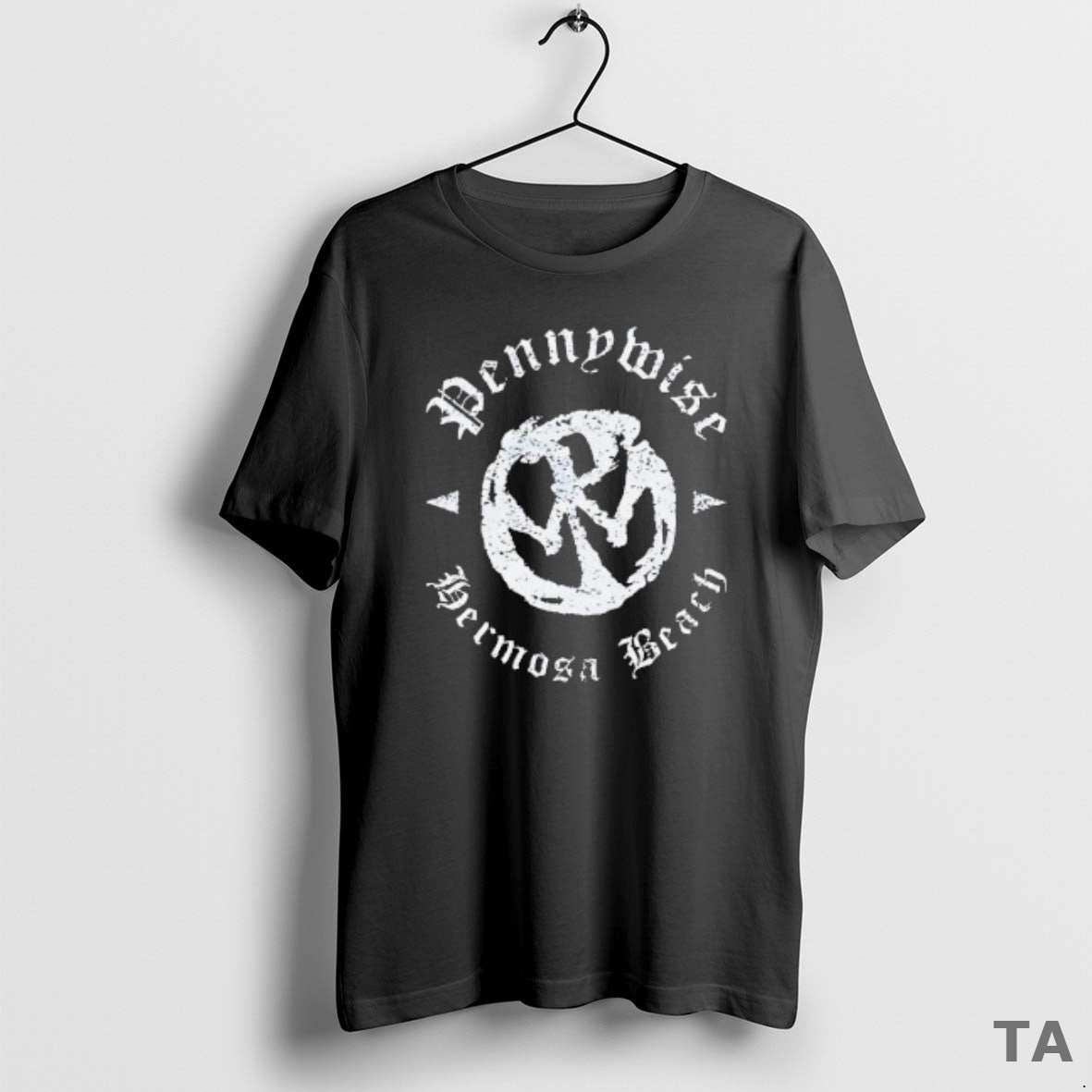 Top Pennywise Dermosa Beach Logo T Shirt Sweater